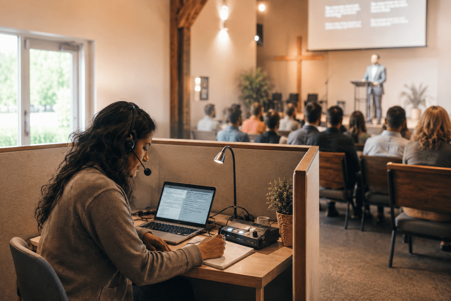 Live church translation volunteer reference